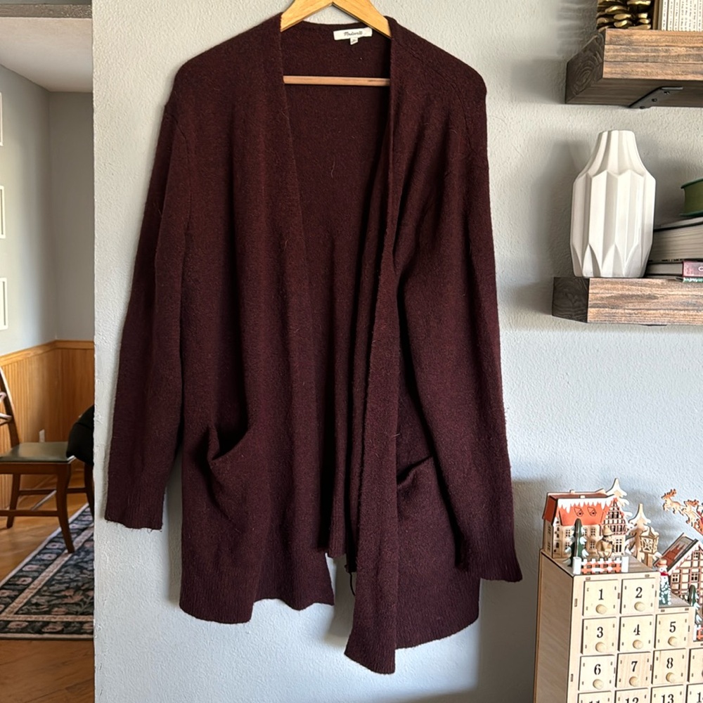 Madewell Open Front Long Cardigan - XL
